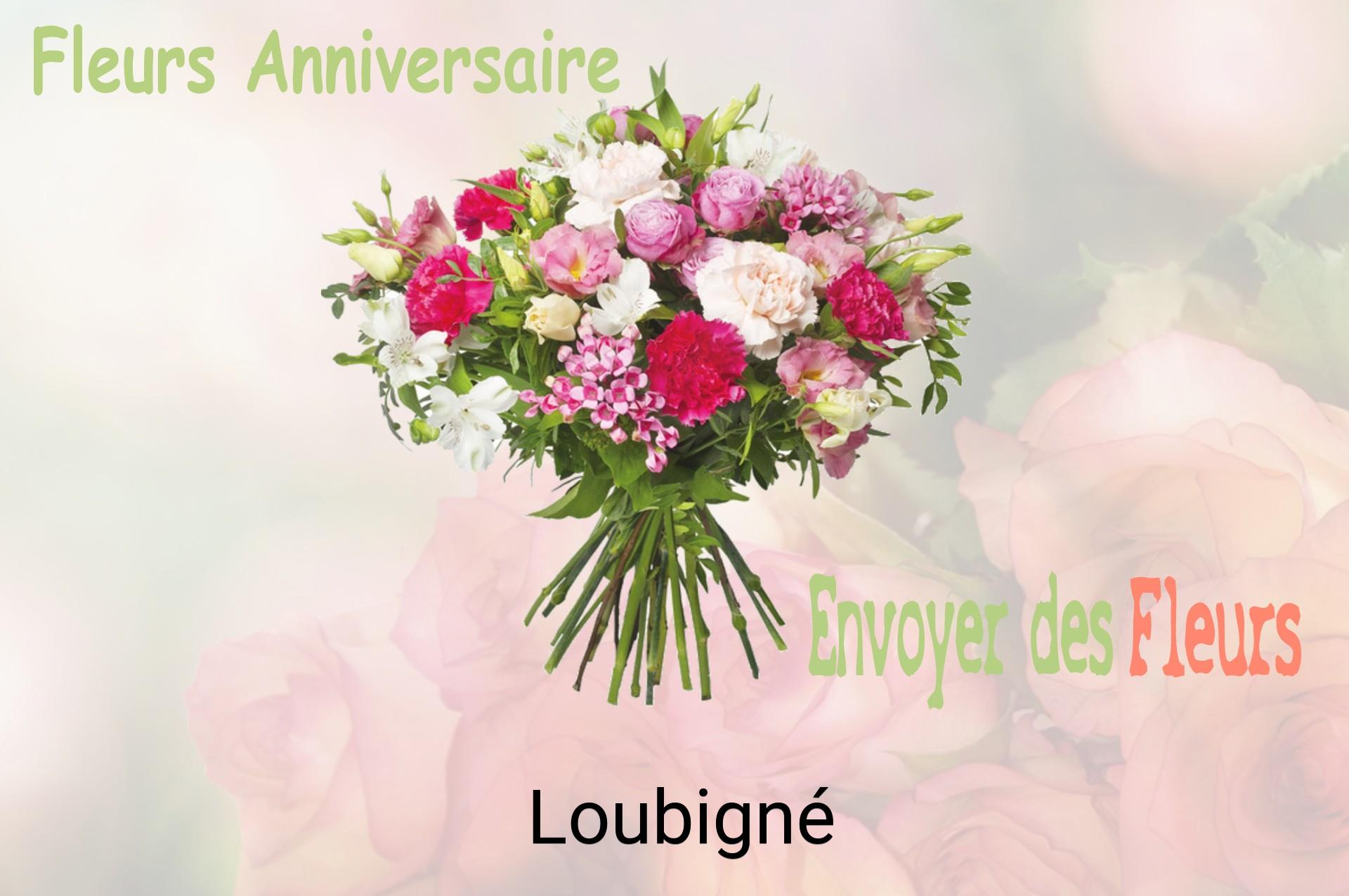 Bouquet de fleurs d’anniversaire livré à Loubigné