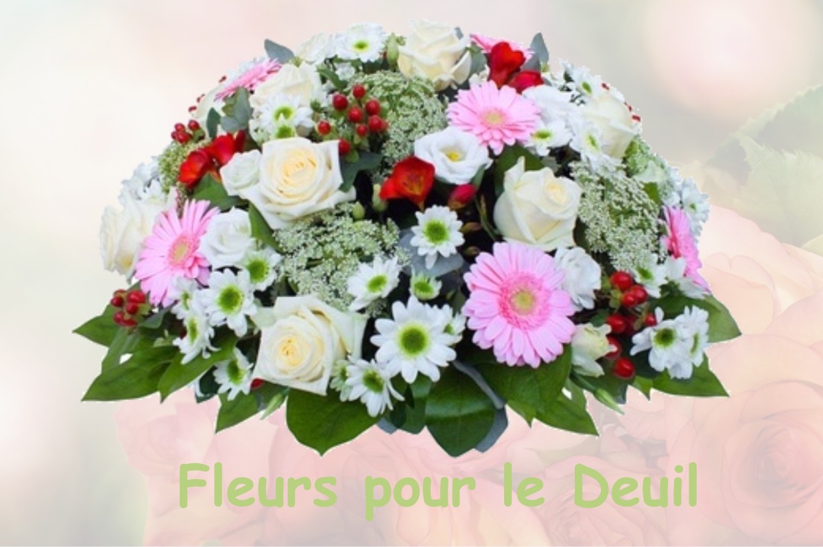 fleurs deuil LOUBIGNE